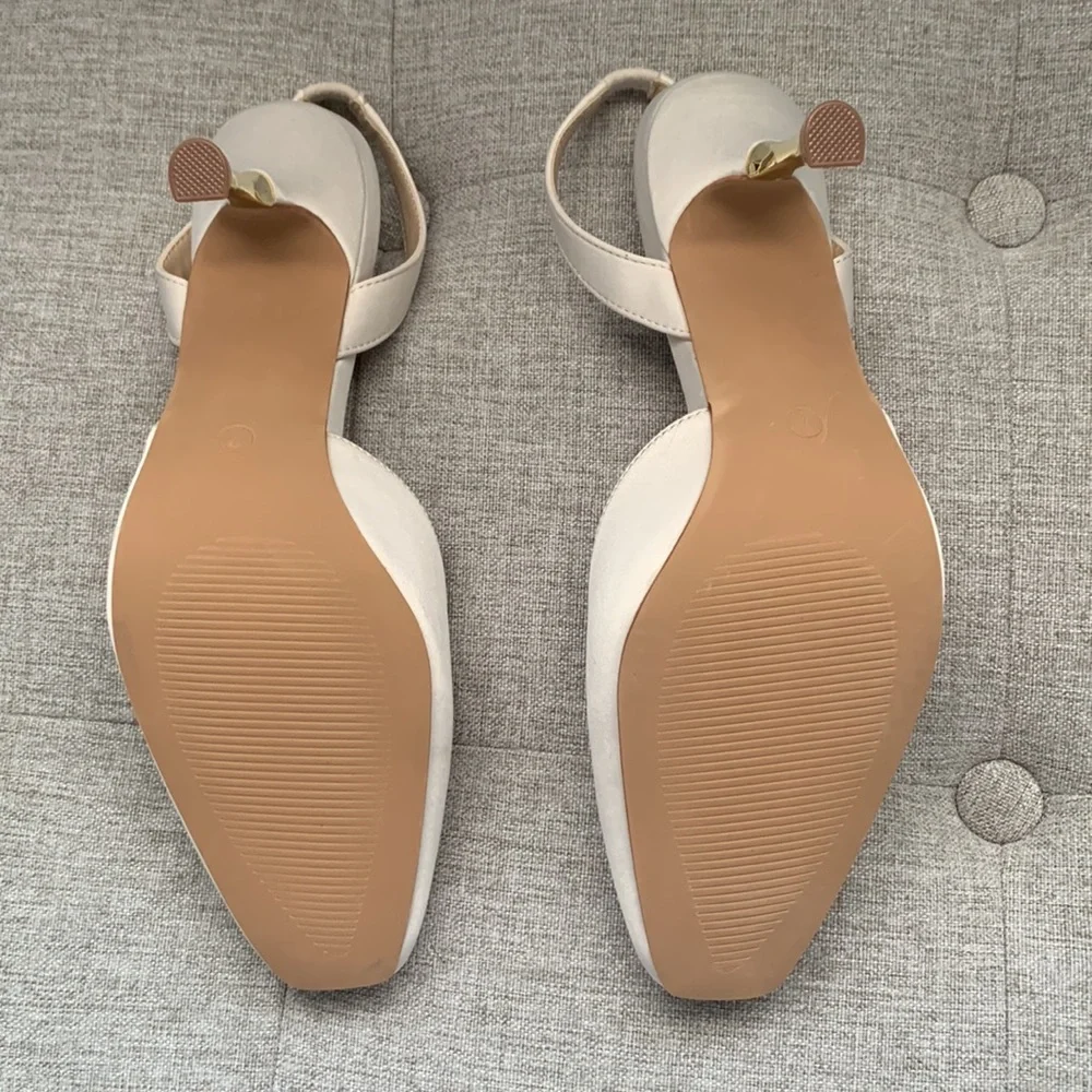 Bridal stiletto heels white - Picture 4 of 6
